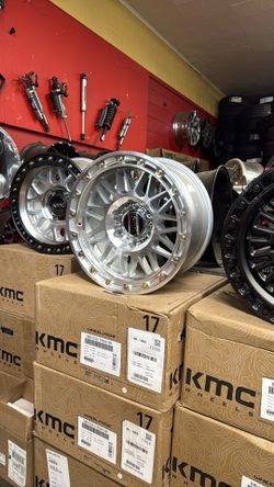 Silver Kmc Wheels 
