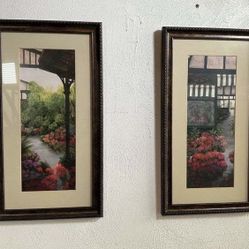 Set Of 2 Scenic Pics Framed