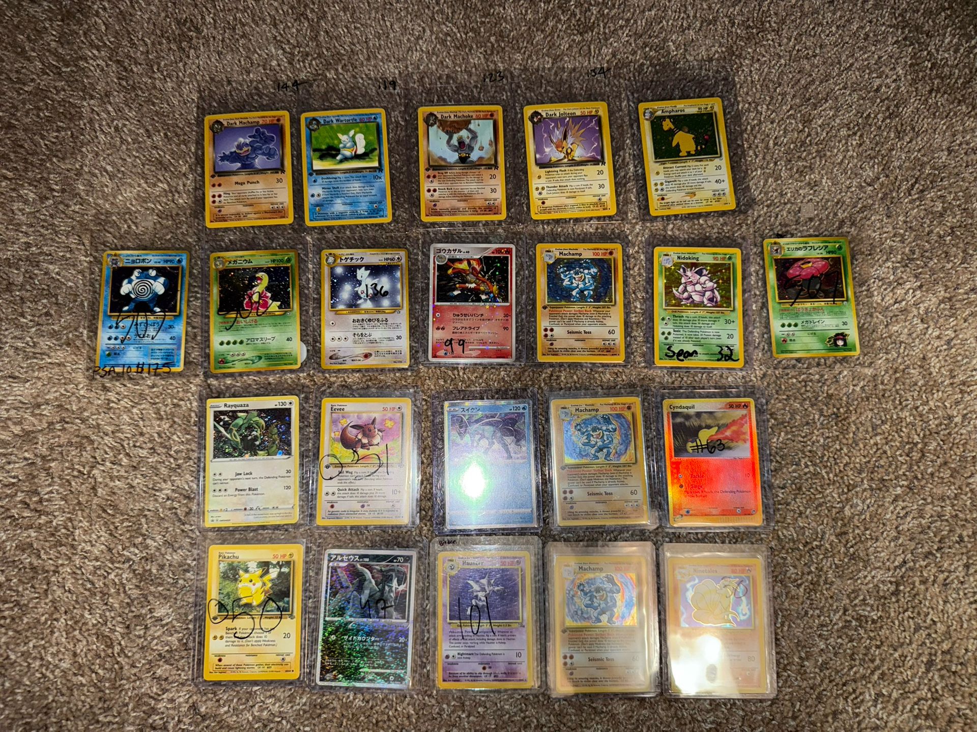 Vintage Pokemon Card Lot