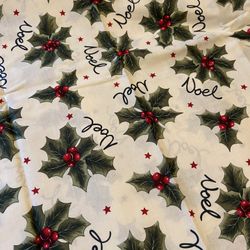 Noel And Holly Fabric 