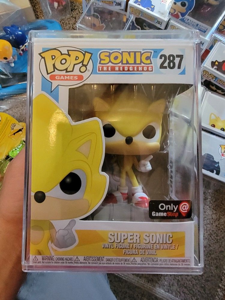 Super Sonic 287 Sonic The Hedgehog Funko Pop