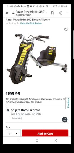 Razor electric tricycle