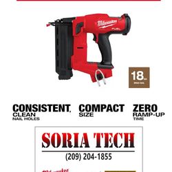 Milwaukee M18 FUEL 18-Volt Lithium-Ion Brushless Cordless Gen II 18-Gauge Brad Nailer (Tool-Only)