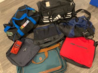 Vintage duffle bags and polo sport shoulder bags