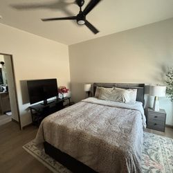 Queen Bed  With Nightstands