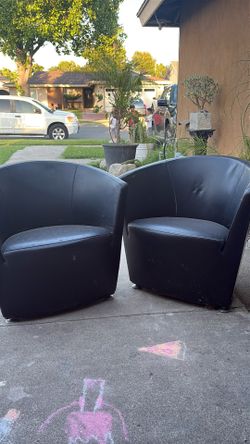 Leather chairs