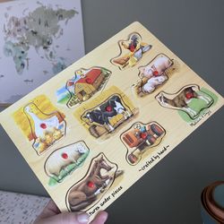 Melissa And Doug Wooden Puzzle 