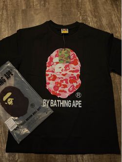 Pink bape tee