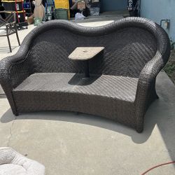 Wicker Couch