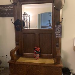 Antique  Hall Tree Measures  76'x48'
