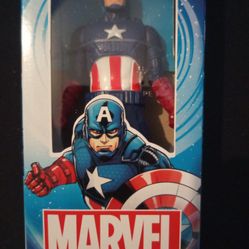 Hasbro Black Panther and Captain American
Marvel Comic Super Hero Toys