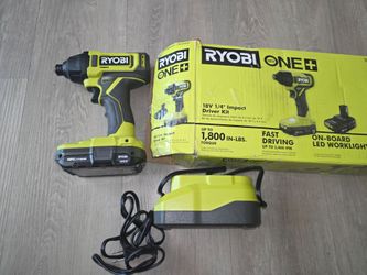 Ryobi 18v driver kit