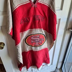 San Francisco 49rs Poncho

