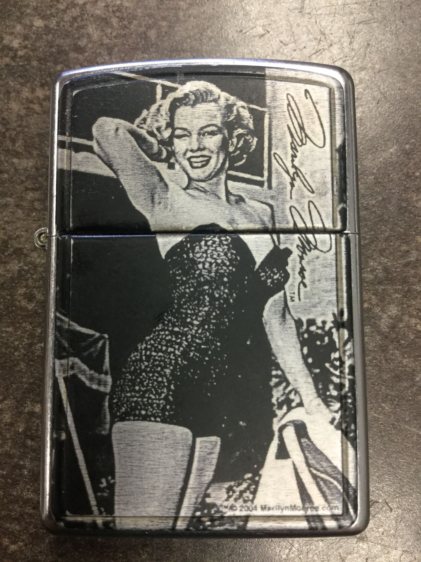 Marilyn Monroe Vintage Zippo Lighter