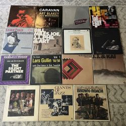 Jazz vinyl records Miles Davis, Bill Evan’s, Charlie Parker etc.. 