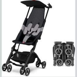 GB Pockit Air All-Terrain Lightweight Travel Stroller – Like New (Velvet Black)