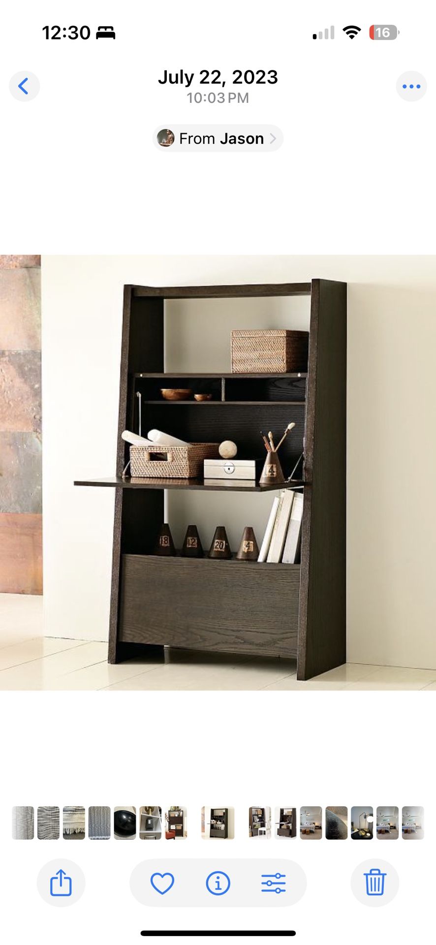 West Elm Secretary / Desk / Buffet / Storage / Bookcase