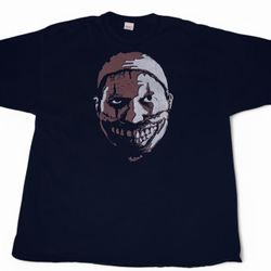 American Horror Story Twisty The Clown Black Graphic Tee size XXL   #AHS #Horror #tvshow #clown #2000s psychedelic bandtee merch essentials hoodie tru