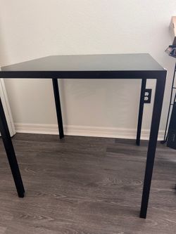 Glass Black Desk