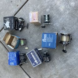 Various Heavy Duty Ocean Fishing Reels 