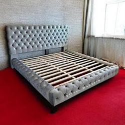 [OM] 🟪 Only $45 initial then take it home 🏡 Brand New Flory Dove Queen Bed