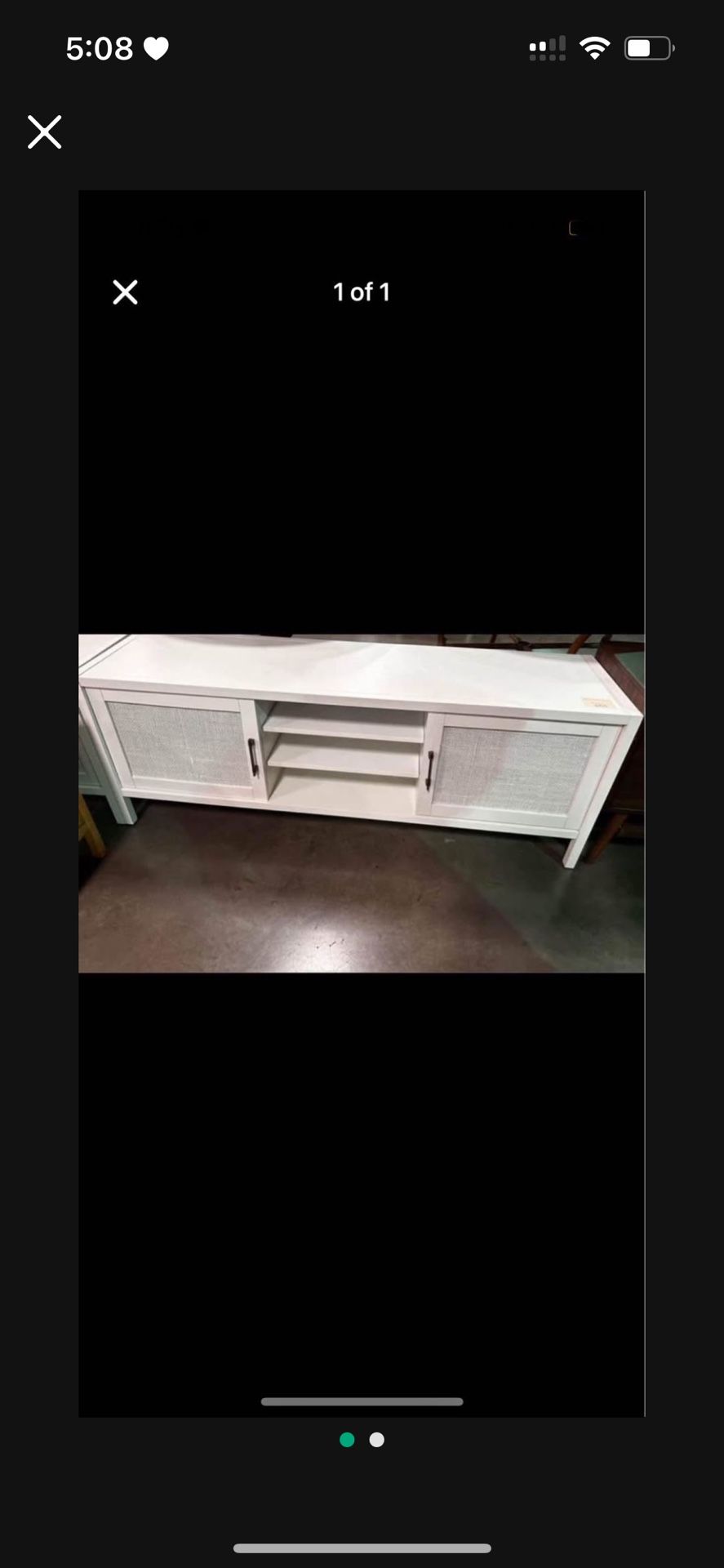 tv stand wood new in box