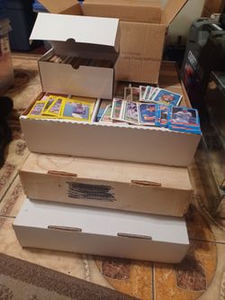 Baseball, Football, Hockey cards, ready for pickup