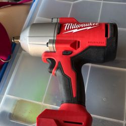 M18 18-Volt Lithium-Ion Brushless 1/2 in. High Torque Impact Wrench with Friction Ring (Tool-Only) by Milwaukee $ 279 . 00