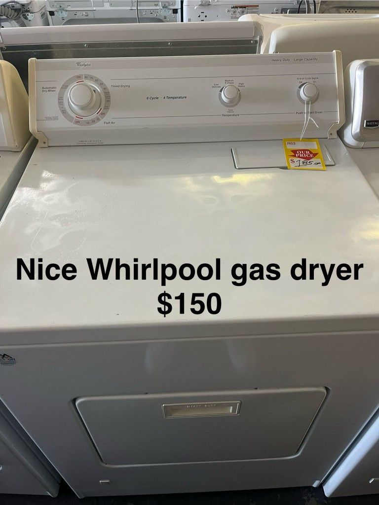 Nice Whirlpool Gas Dryer