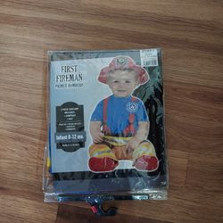New Halloween Costume Infant 6-12months Firefighter 