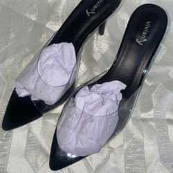 Women Clear Pointed Toe Stiletto
