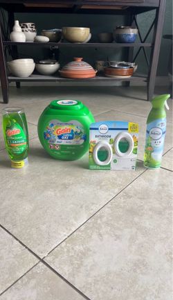 Gain Flings, Febreze, Gain Dish Soap