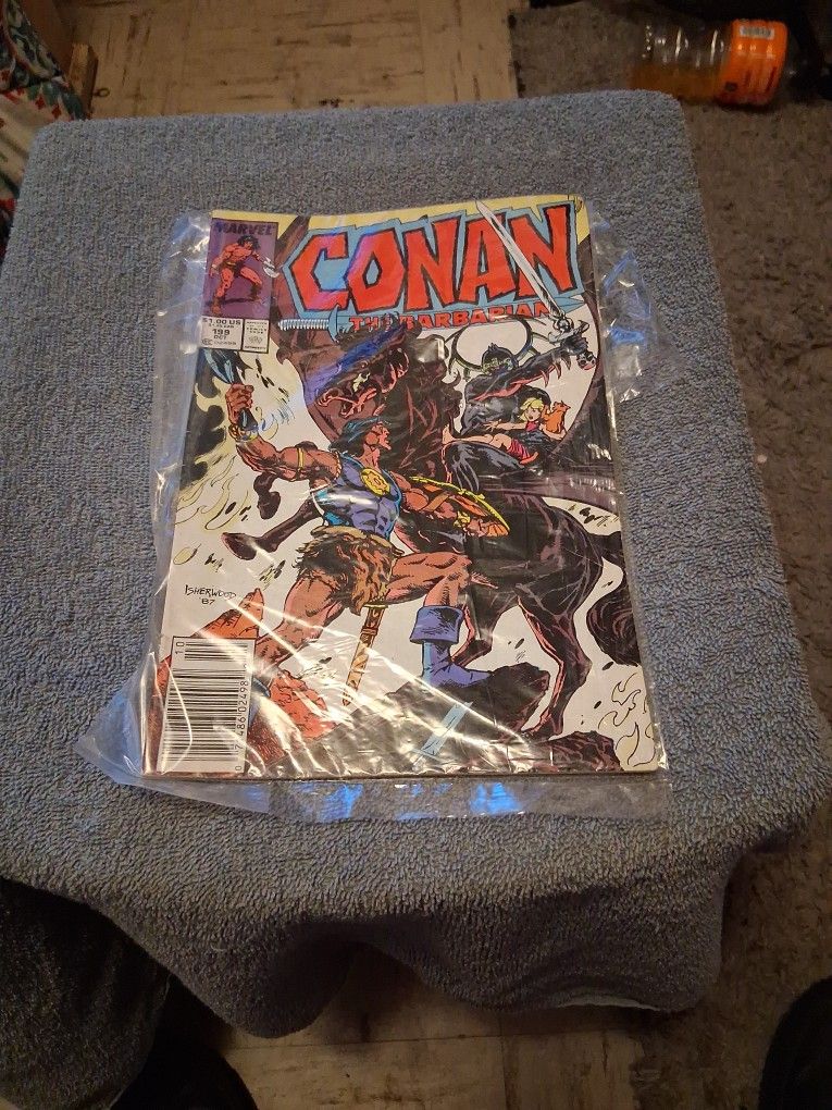 Conan The Barbarian #199 1987 Edition Marvel Comics Asking 10$