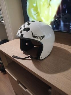 S-One S1 Helmet Retro Fullcut Lifer White Gloss/Black Checkers