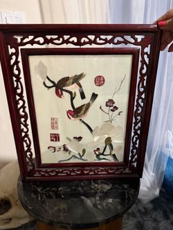 Chinese silk embroidery art