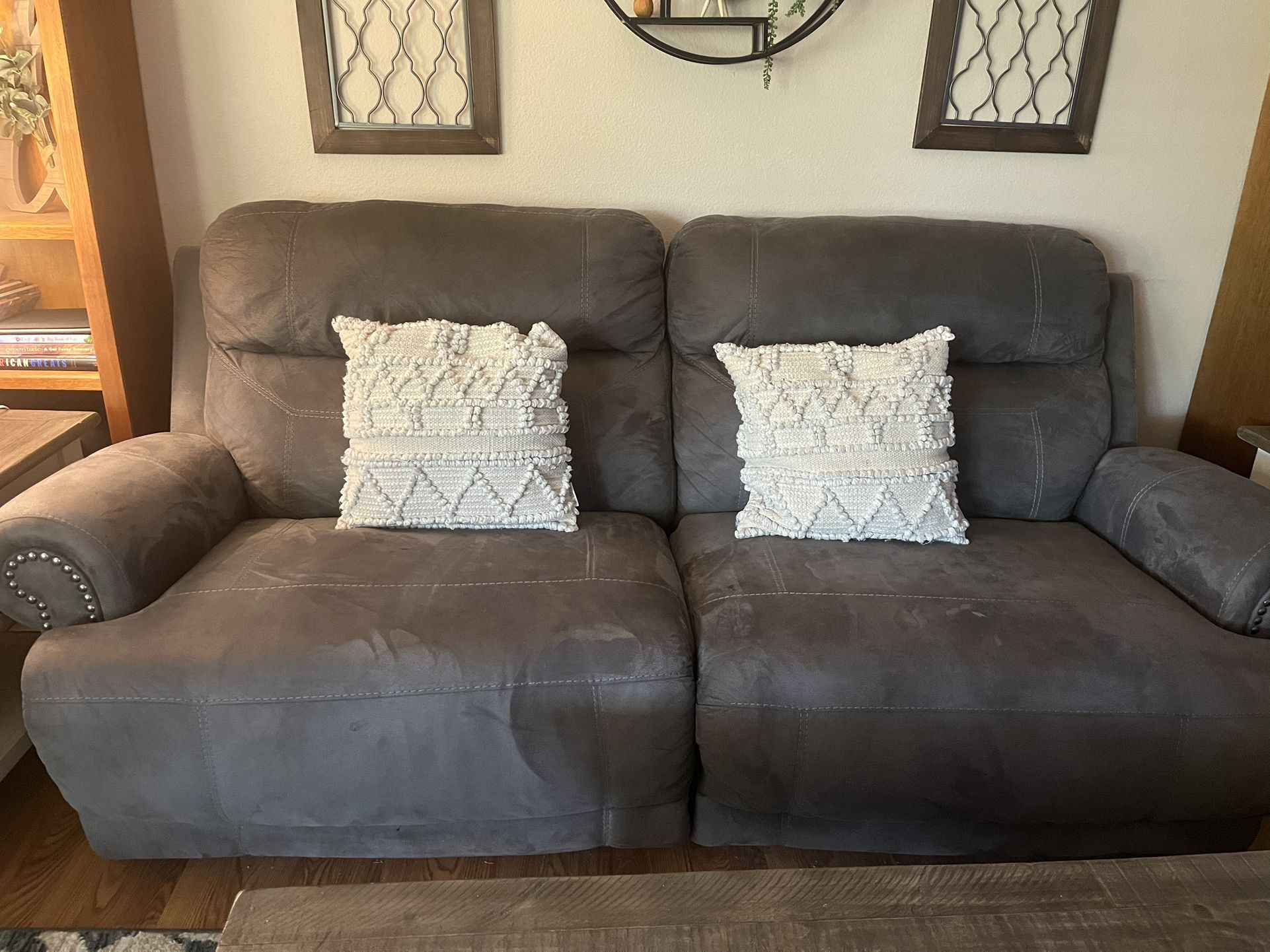 Reclining Sofa and Loveseat 