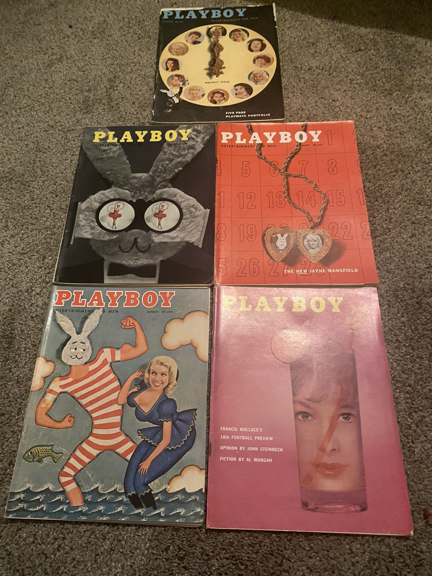 Vintage Playboys 1957