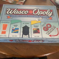 Wasco Opoly Board Game