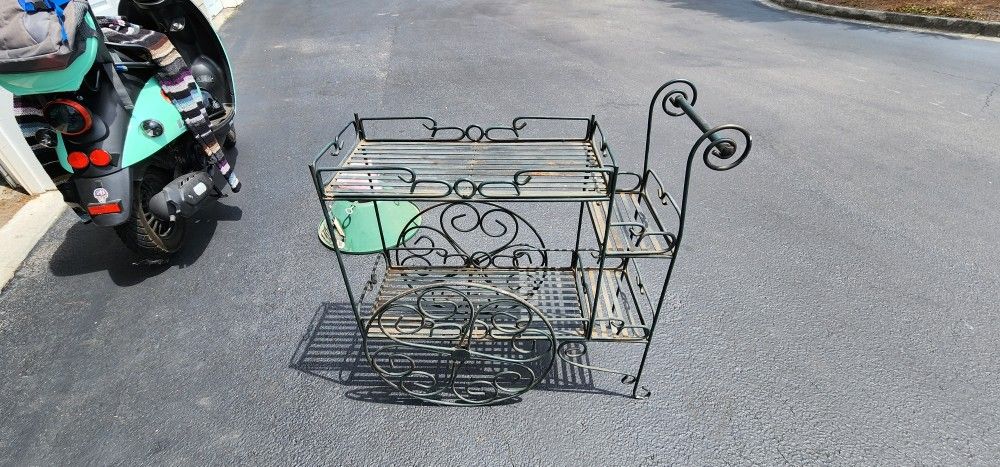 Metal Patio Cart