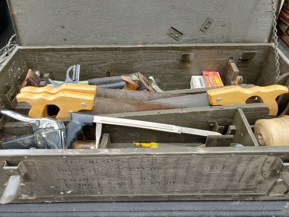 US Army Carpenter Tool Kit