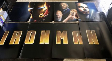 Blockbuster Video Huge Iron Man Display Signage