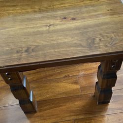 All Wood End Table 
