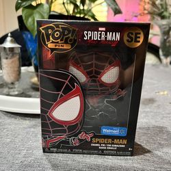 MARVEL Spider-Man Miles Morales POP PIN Original Funko Only At Walmart