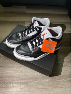 Jordan 3 Black Cement Sz 9.5