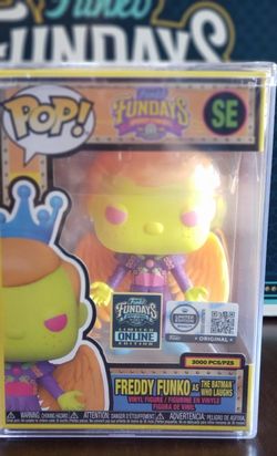 Funko Sundays 2026 Freddy As The Batman Who Laughs Black Light Le 3000 Sealed