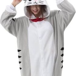 Cat Adult Onesie Pajamas Womens Size Large