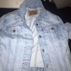 SHRUNKEN '90S LINEN+ DENIM LIGHTWEIGHT TRUCKER JACKET