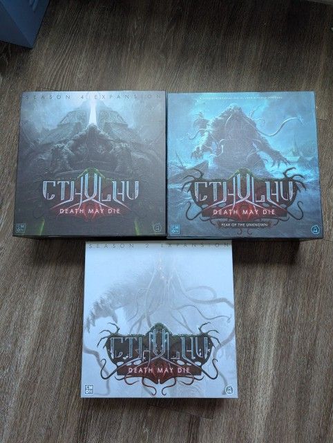 Cthulhu: Death May Die Board Game + Expansions - Like New