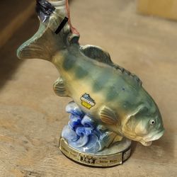 Vintage Jim Beam Fish Decanter 