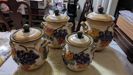 Flour Sugar Storage Container Set Kitchen Pots